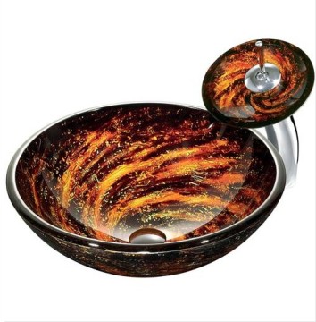 Wash Basin Glass BowlModern Bathroom Basin 4173