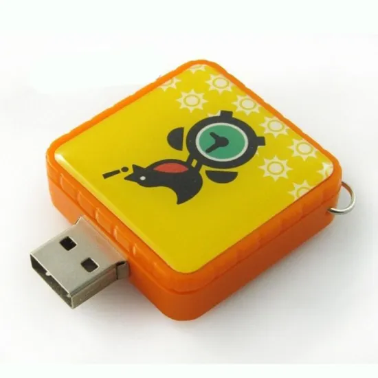 New Arrival Plastic Swivel Flash Drive 1GB with Custom Logo