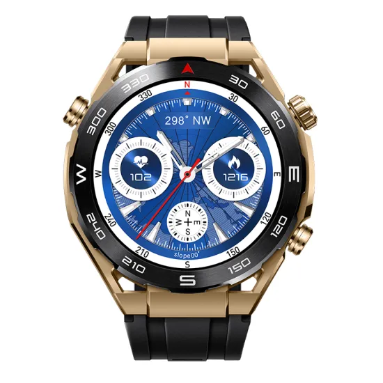 2024 AMOLED Smartwatch HK5Hero: 1.5 Inch Round Split Screen BT Calling & Chat GTP Enabled