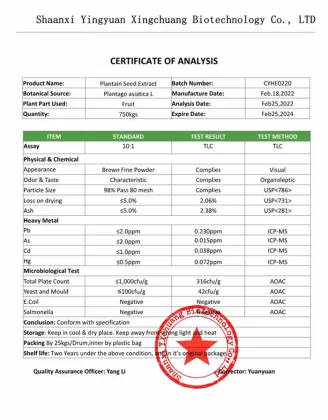 Supply Asiatic Plantain Herb Extract Powder 10:1