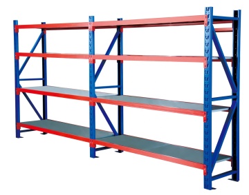 Factory Price Industrial Adjustable Steel Metal Storage Racking System - 4 to 6 Tier Light Duty Warehouse Rack