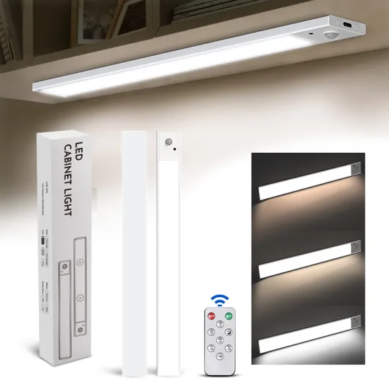 Ultra-Thin 3 Color Dimmable 5V USB Rechargeable LED Motion Sensor Light