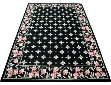 Hand Hooked Carpet With Polyester