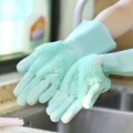 Magiska silikonhandskar med tvättskrubber grossist