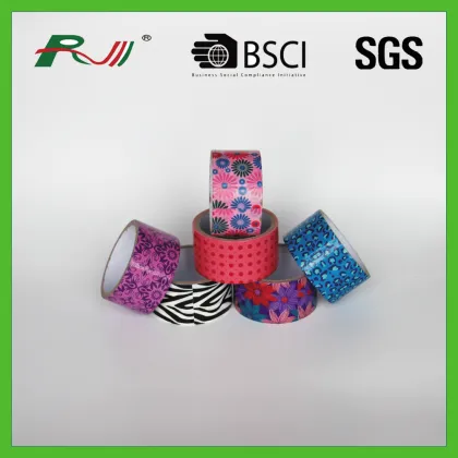 Decorative custom printed duck tape