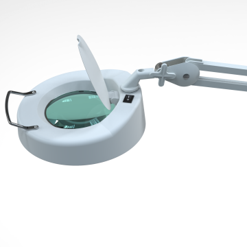 Factory Wholesale Optical Glass LED Magnifying Lamp - Desk Clamp Mount