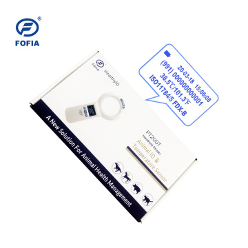 ISO11784 RFID Reader to read Animal ID Temperature