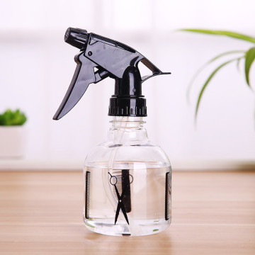8oz Hair Salon Transparent Plastic Trigger Spray Bottle 250ml