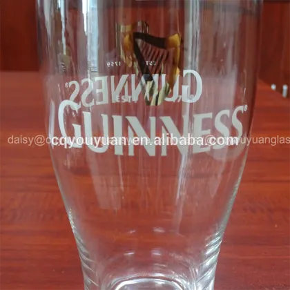 Guinness pilsner glass craft beer glasses 530ml