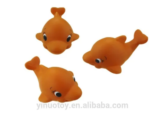 2017 hot sale promotional cheap plastic squirt bath toy dolphin squirt toy with big eyes