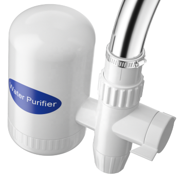 Portable Ceramic Activated Carbon Water Filter Faucet: Mini Kitchen Solution for Purified Drinking Water