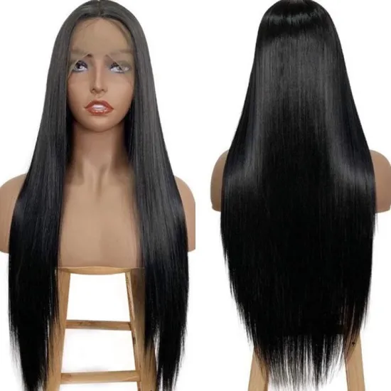 Whole Sale Hd Wet Wavy Natural Brazilian Half Clousure Wigs 100 Human Hair For African Americans