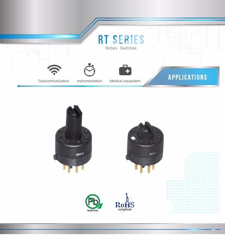 2 Position-8 Position Rotary Switches