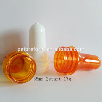 Material pet 38mm neck size pet 500ml hot fill plastic bottle
