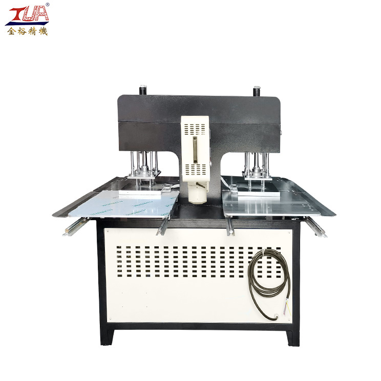 Duha ka Workstation Embossing Logo Machine sa T-shirt