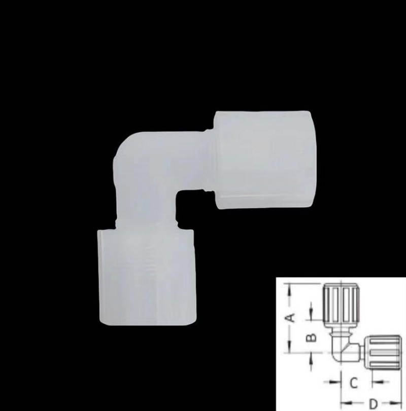  PFA Connector Elbow Tee PFA 6