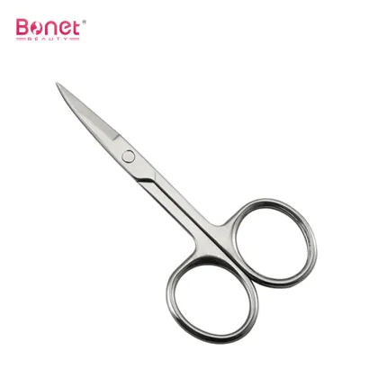 Curved sharp tip cuticle manicure eyebrow scissors
