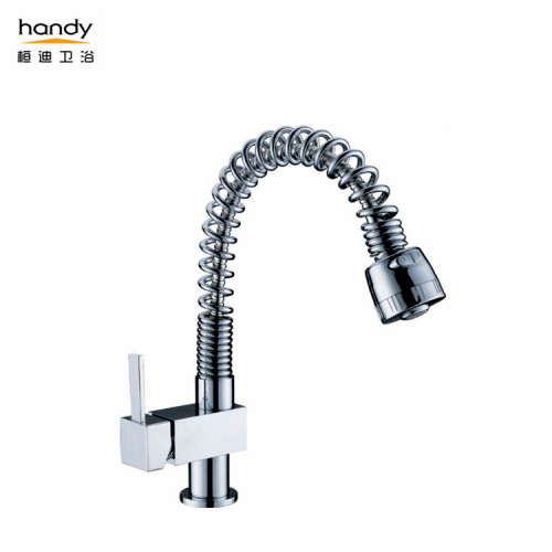 Pull Out Kitchen Sink Mixer Single Lever Pull Down Kitchen Sink Mixer Taps Factory