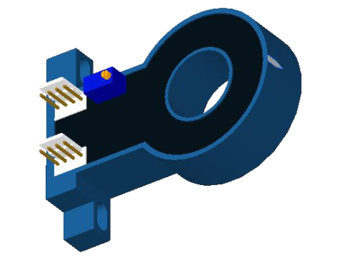 Closed loop DC leakage current sensor