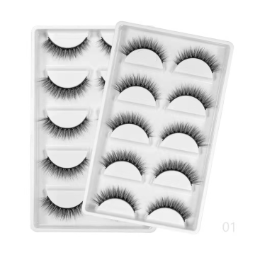 50/250 Pairs 3D Mink False Eyelashes - Makeup Beauty Tools 3DX-1-31