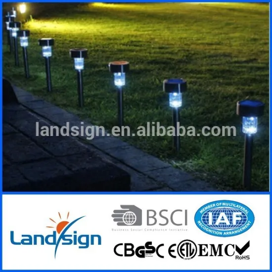 Cixi OEM factory 2015 new solar garden light series decorative garden lights type S.S rechargeable solar mini lights