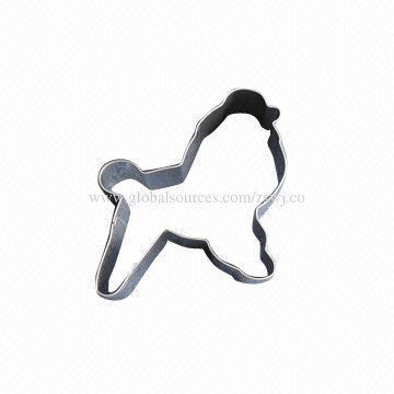 Poodle/Dog Shape Stainless Steel Cookie Cutter
