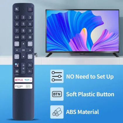 New Voice Remote Control for TCL RC901V FMRH TV
