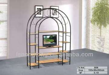 wooden corner furniture / screen lcd parts for tv /stainless steel tv stand