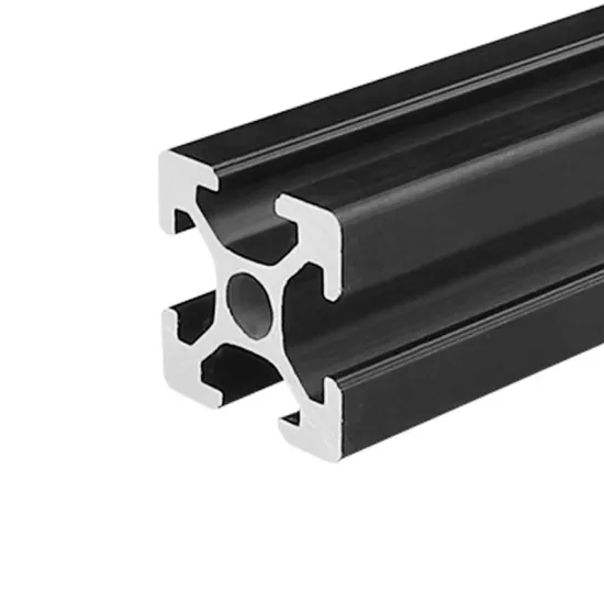 Chinese Manufacturers 3D Printer T-Slot Black Aluminum Profile 2020