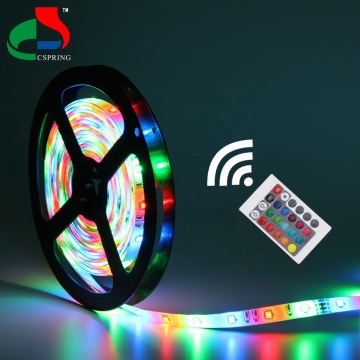 12V RGB LED şerit ışığı uzaktan kumandalı - Noel ağacı dekorasyonu için mükemmel