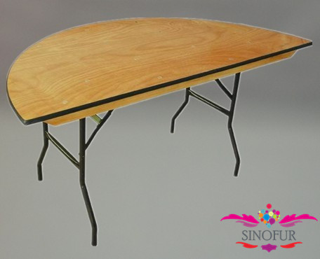 half round dining folding banquet table for sale