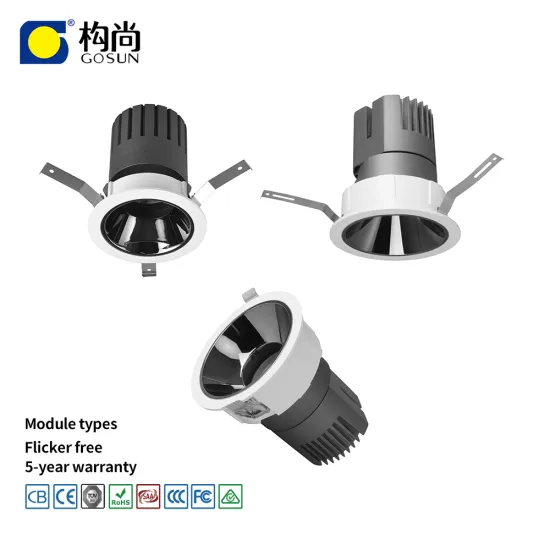 GOSUN 15W COB LED Recessed Downlight for Hotels