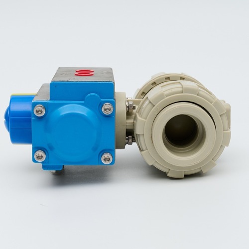 PPH Pneumatic Ball Valve DIN PN10