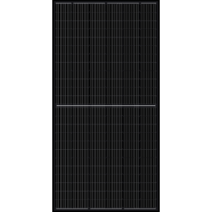 Europa magazijn vol zwarte 450 watt zonnepanelen