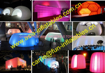 Led Decoration Inflatable Event Tent/inflatable Event Tent With Led Light For Stage