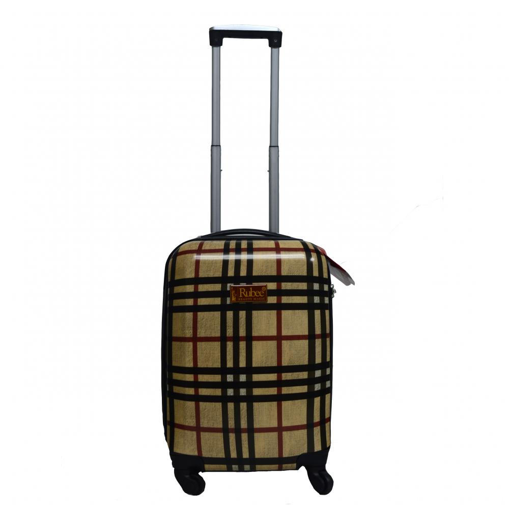 Buberry grid PC luggage