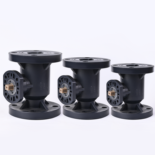 उच्च प्लेटफार्म डिजाइन के साथ एफआरपीपी बॉल वाल्व