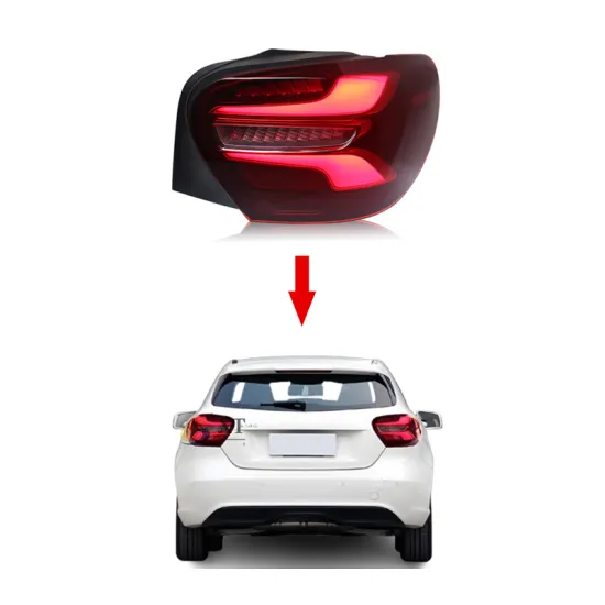 XT Upgrade LED Taillight Assembly for Mercedes Benz A Class W176 2013-2018 A180 A200 Rear Lamp Accessories