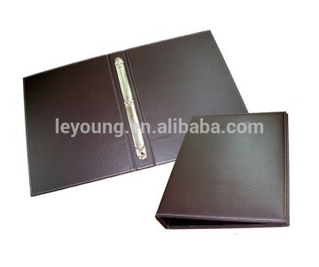 Restaurant Supplies Leather Menu Cover With Ring Binder
