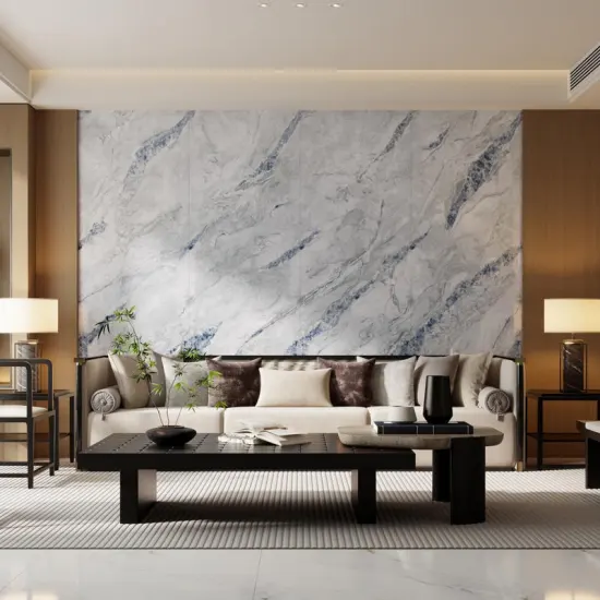 High Quality, Acid-Resistant 800x2600mm Sintered Stone Indoor Tiles with Firebrick Function and Modern Glossy Finish