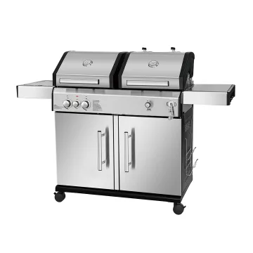 Outdoor Kitchen Stainless Steel 430 Barbecue Original Silver Commercial Gas Bbq Grill