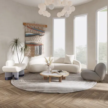 popular Corner C-shaped banana Sofa