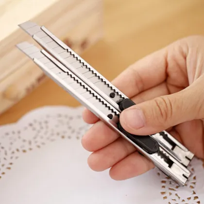 Metal Art Knife Functional Knife Art Supplies Paper And Office DIY Art Cutter Knife Stationery School Supply Paper Cutter Tools