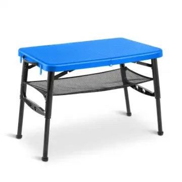 2 Years Warranty Black Storage Small Adjustable Height Folding Camping Table