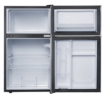 Customizable 98L Solar Refrigerator with Large Storage and Dual Doors: Ideal for Hotels and Home Use