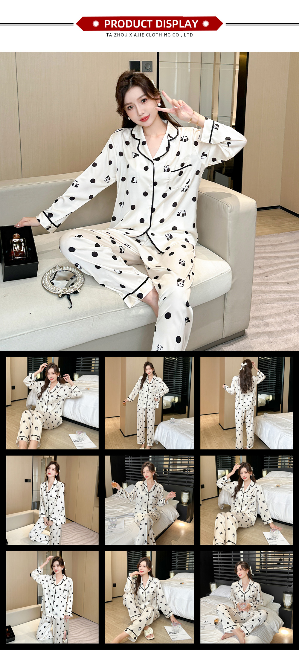 Long-sleeve Pajama Set2-23-X