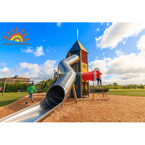 Zona de juegos de HPL Multiply Outdoor Activity Tower