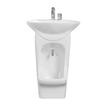 Integrated Urinal Sink Combination Ablution Basin for Muslim Ritual Purification