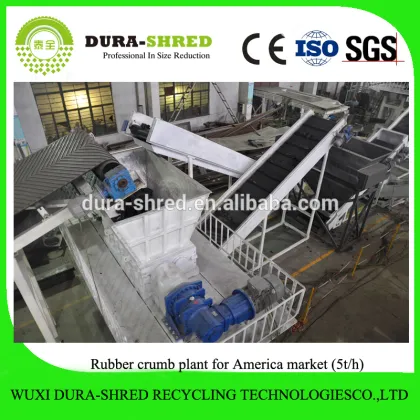 Dura-shred world famous waste tire cutting machine