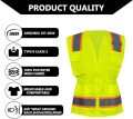 Ansi Wanita Hi Vis Vest Keselamatan Kerja Kuning